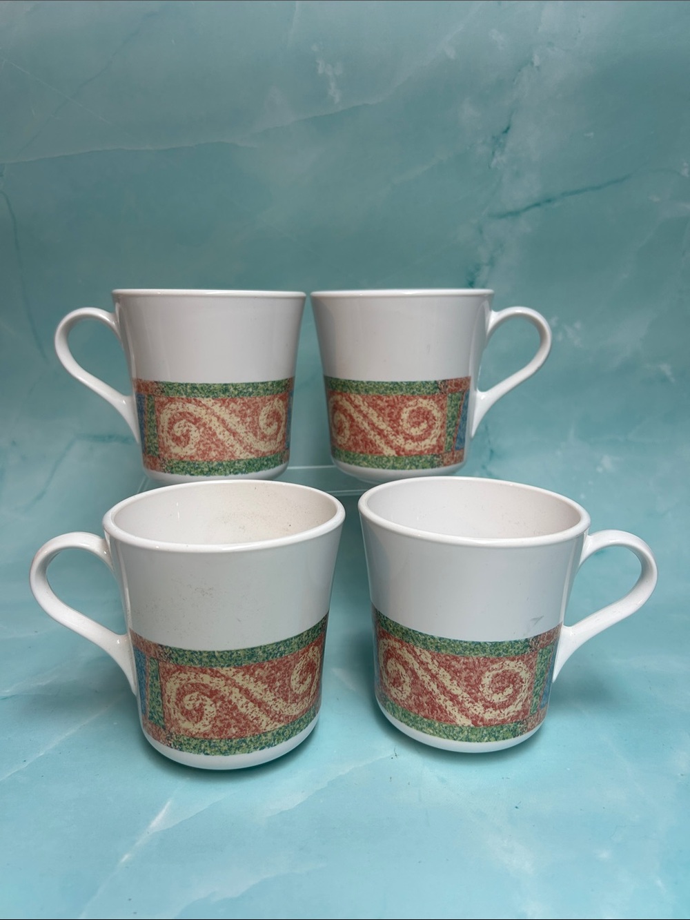 Corelle by Corning - Sand Art - set of 4 coffee mug